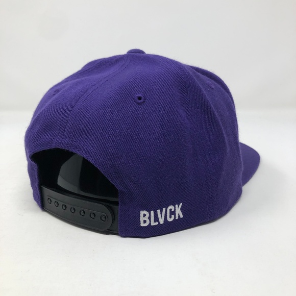 Black Scale Mens The Vs Snake Snapback Hat Cap - Picture 4 of 6